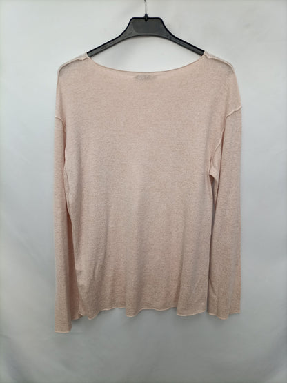 ZARA. Jersey finito rosa  T.s