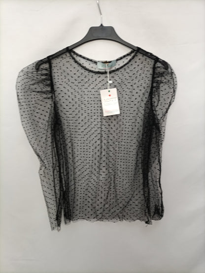 MINTTODAY. Top negro plumeti T.m/l