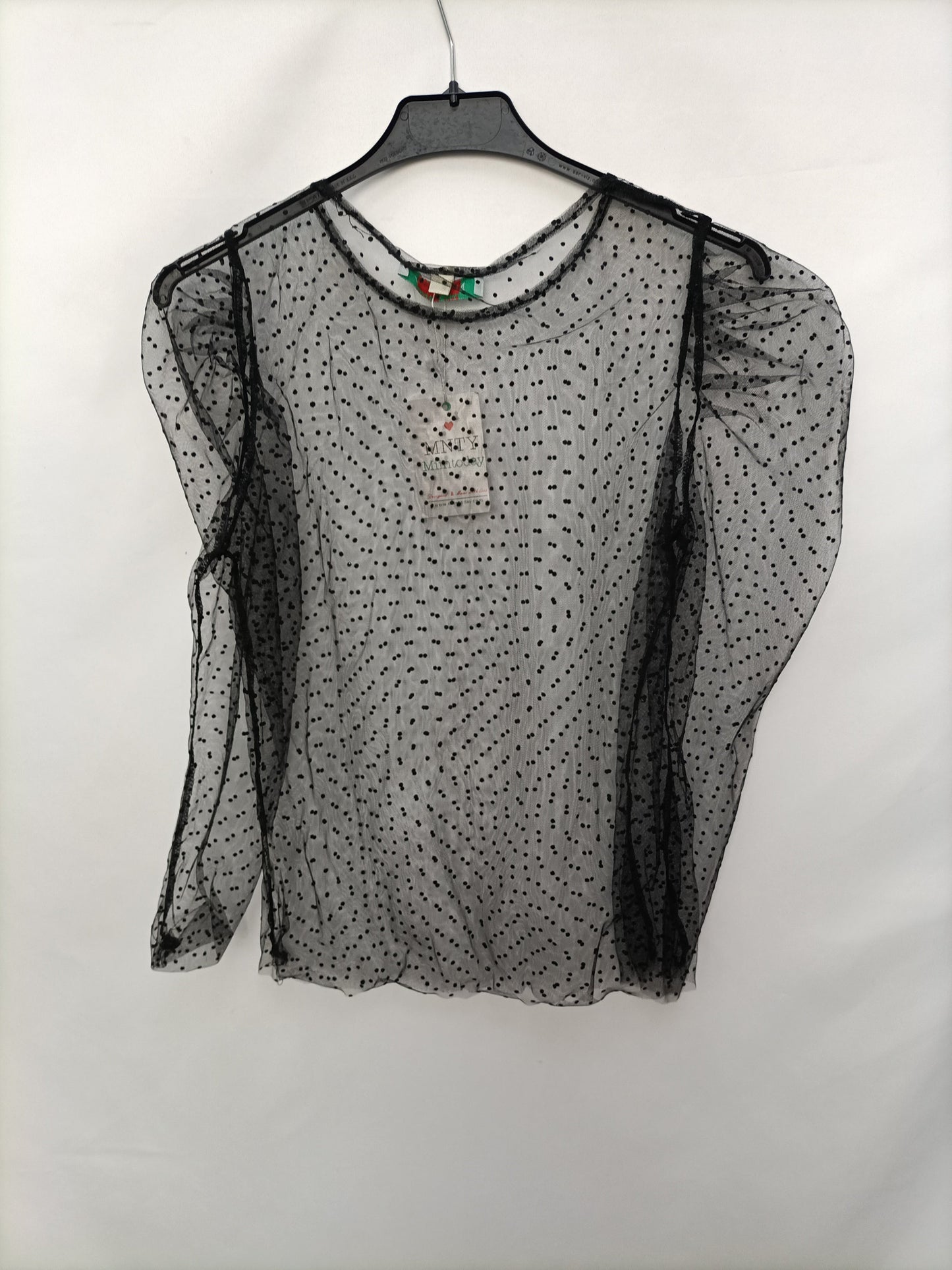 MINTTODAY. Top negro plumeti T.m/l