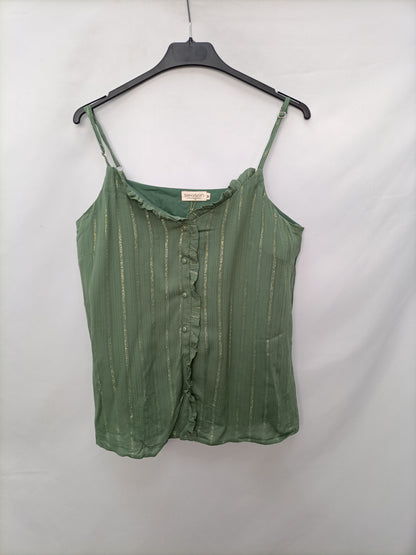 SEASON. Top verde rayas T.m