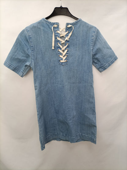 FOREVER21. Vestido denim corto  T.s
