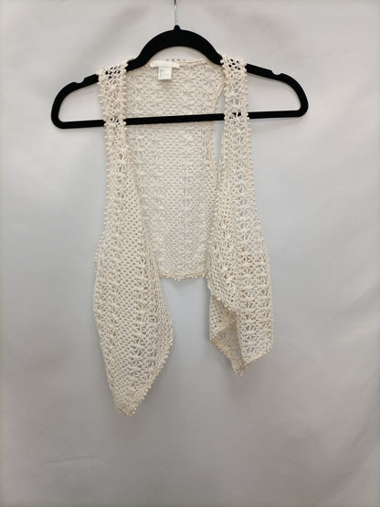 H&M. Chaleco croché  T.l