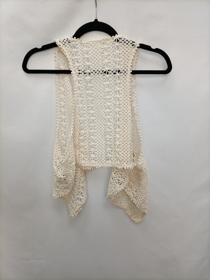 H&M. Chaleco croché  T.l