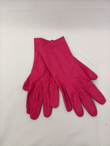PURIFICACIÓN GARCÍA. guantes piel rosaT.u