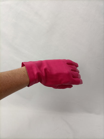 PURIFICACIÓN GARCÍA. guantes piel rosaT.u
