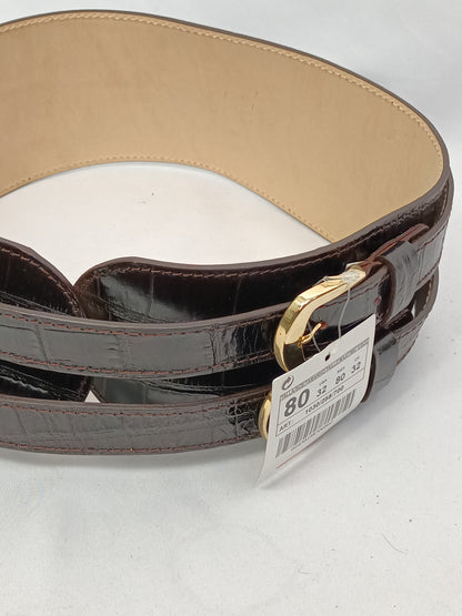 ZARA. Cinturón fajín marrón T.80