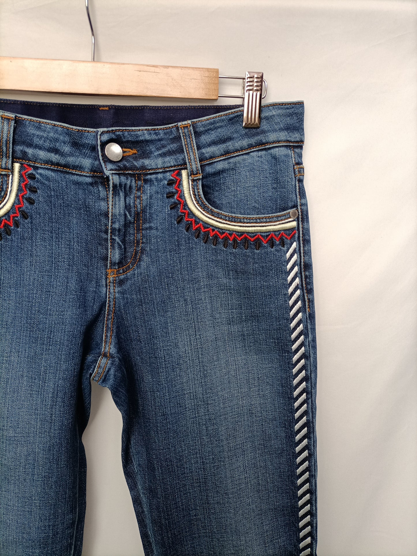 STELLA MCCARTNEY. Embroidered trousers size 40