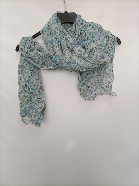 DESIR. Fular azul amebas