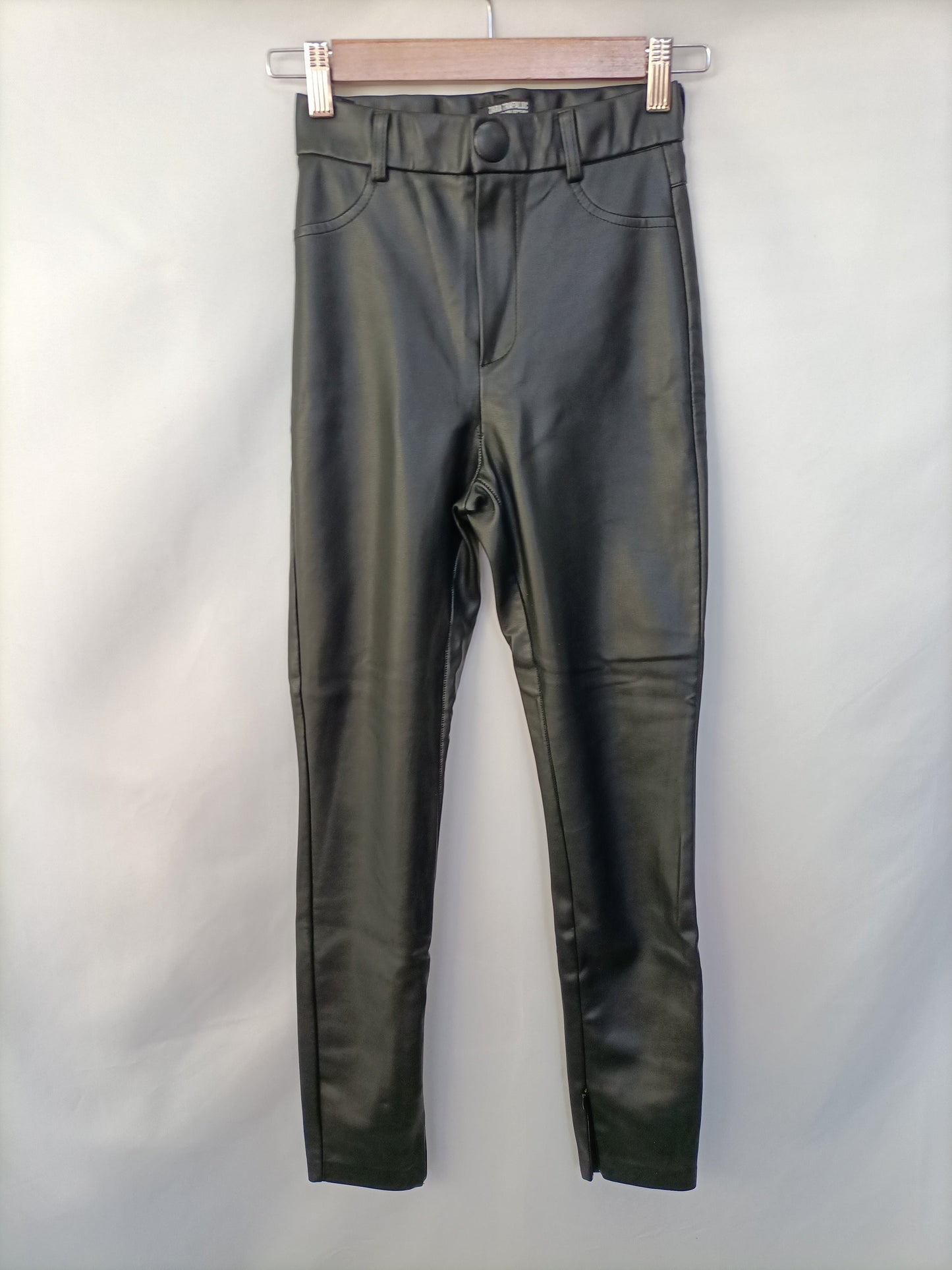 ZARA. Leggins polipiel  T.xs