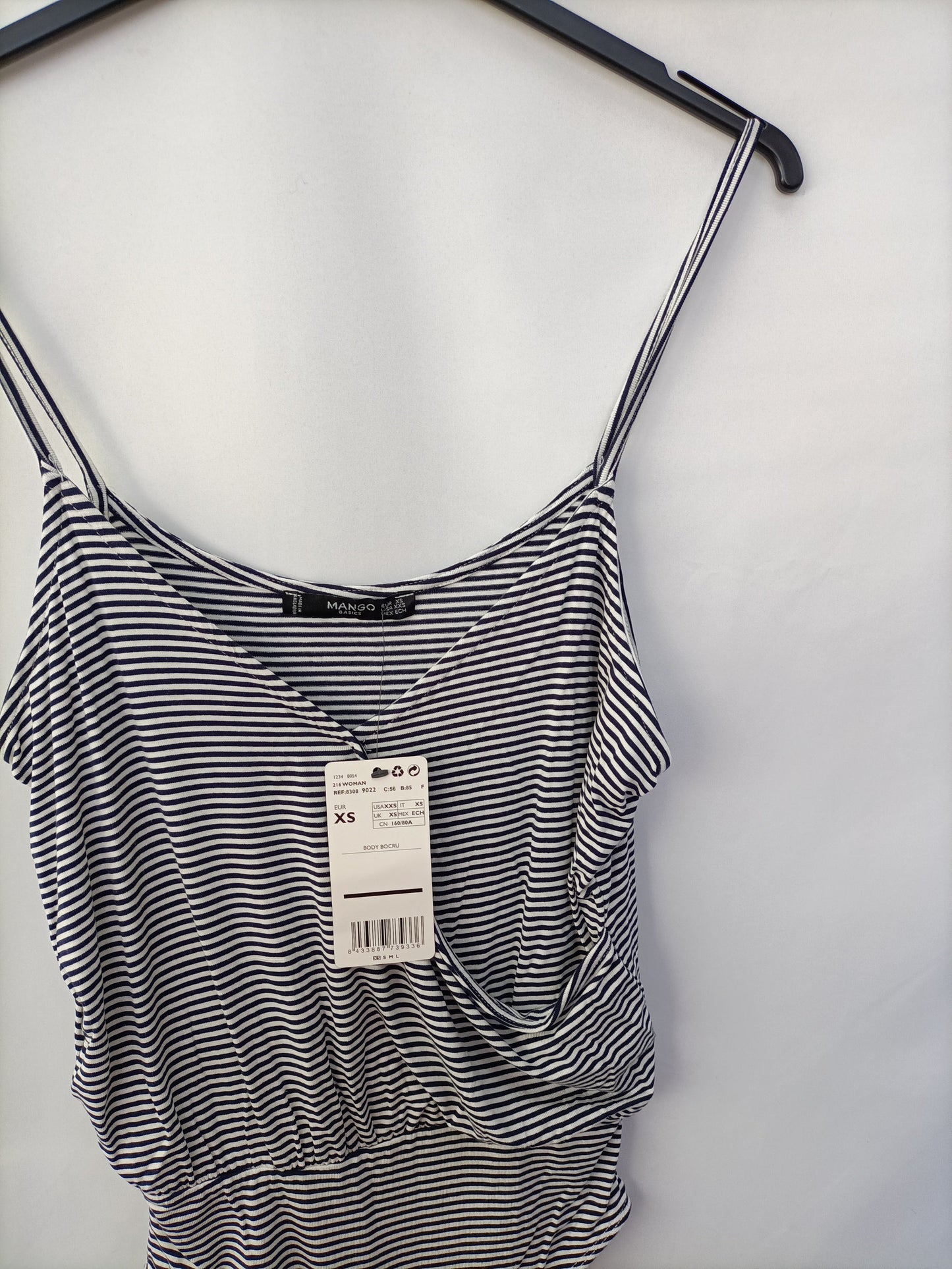 MANGO. Body fluido de rayas T.xs