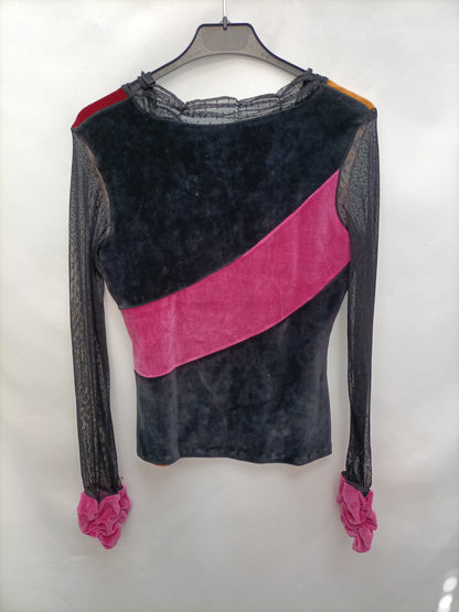 CONCHA CEBALLOS. Top Doble textura T.s