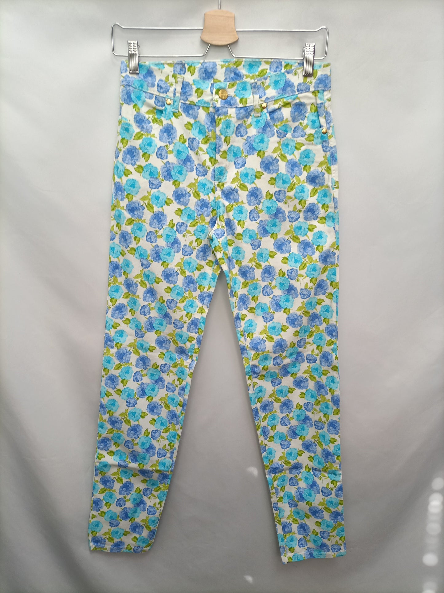 CALCON. Floral trousers size 40