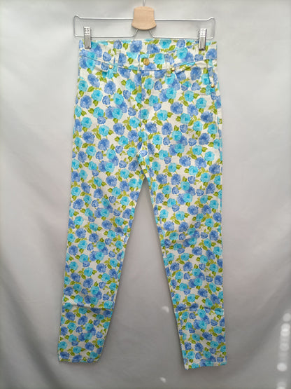 CALCON. Floral trousers size 40