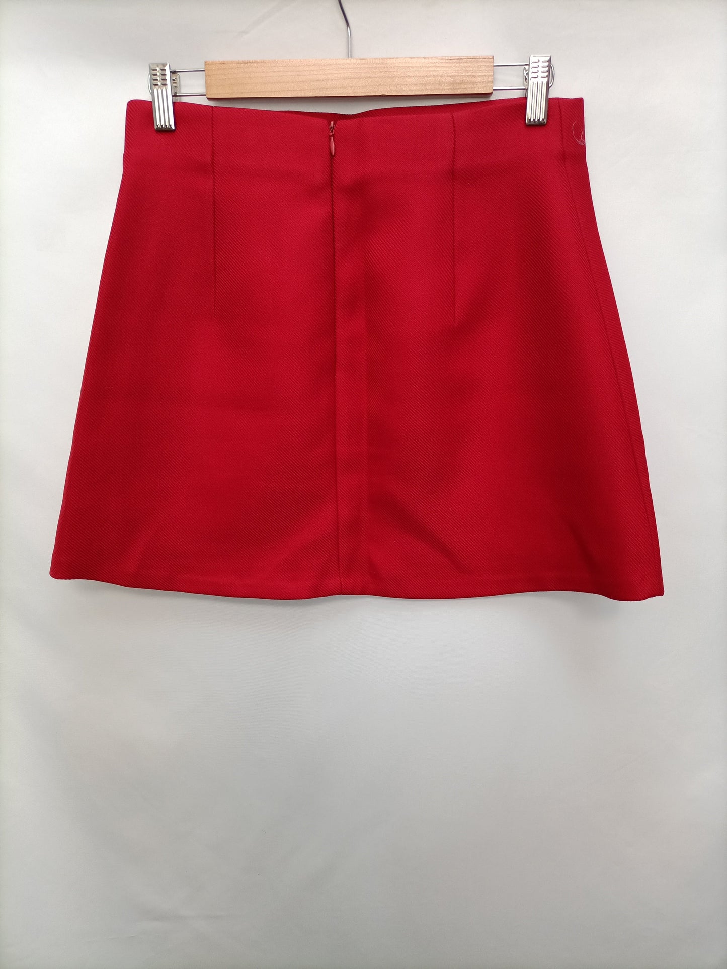 ZARA. Falda roja básica T.m