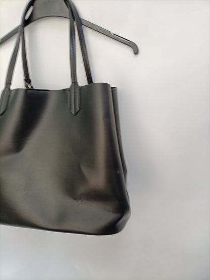 MANGO. Black shopper bag