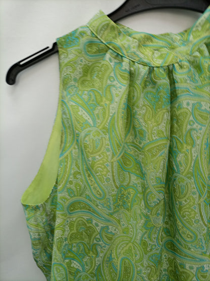 CORTEFIEL. Blusa seda T.40 (S)