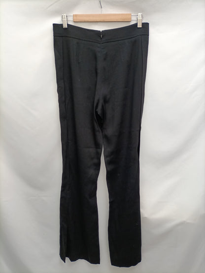 ANGEL SCHLESSER. Pantalón negro recto T.42