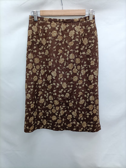 BURBERRY. Falda vintage flores T.40(34)