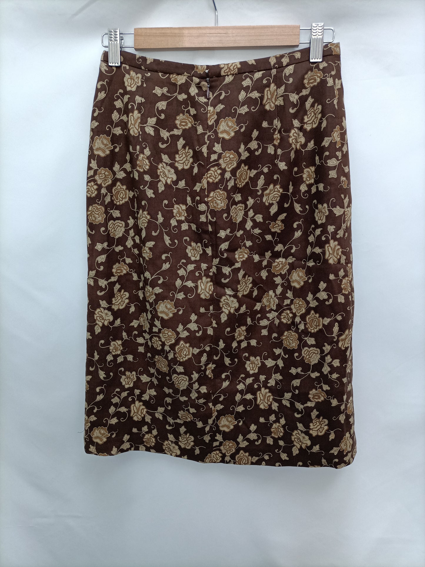 BURBERRY. Falda vintage flores T.40(34)