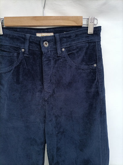 SALSA. Blue corduroy trousers size 37 (36)