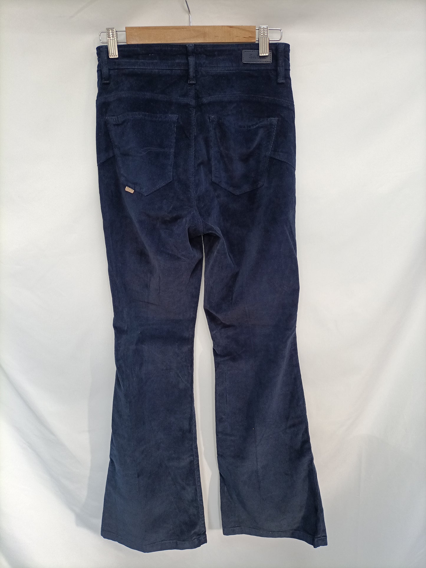 SALSA. Blue corduroy trousers size 37 (36)