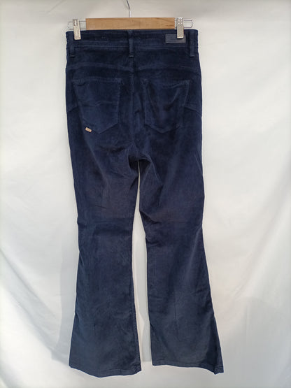 SALSA. Blue corduroy trousers size 37 (36)