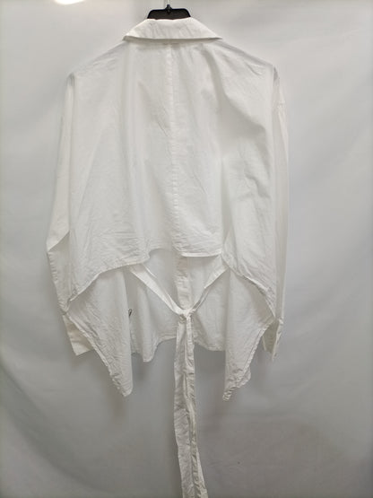 PIMKIE. Blusa blanca asimétrica T.m