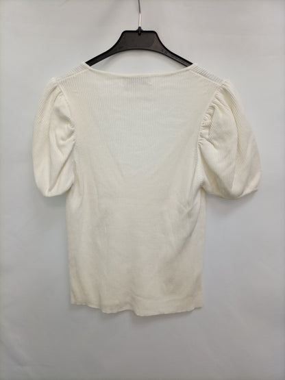 STRADIVARIUS. Tl rib knit top