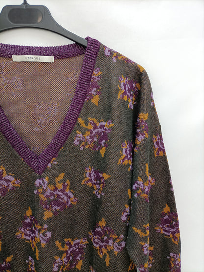 UTERQÜE. Jersey estampado T.s