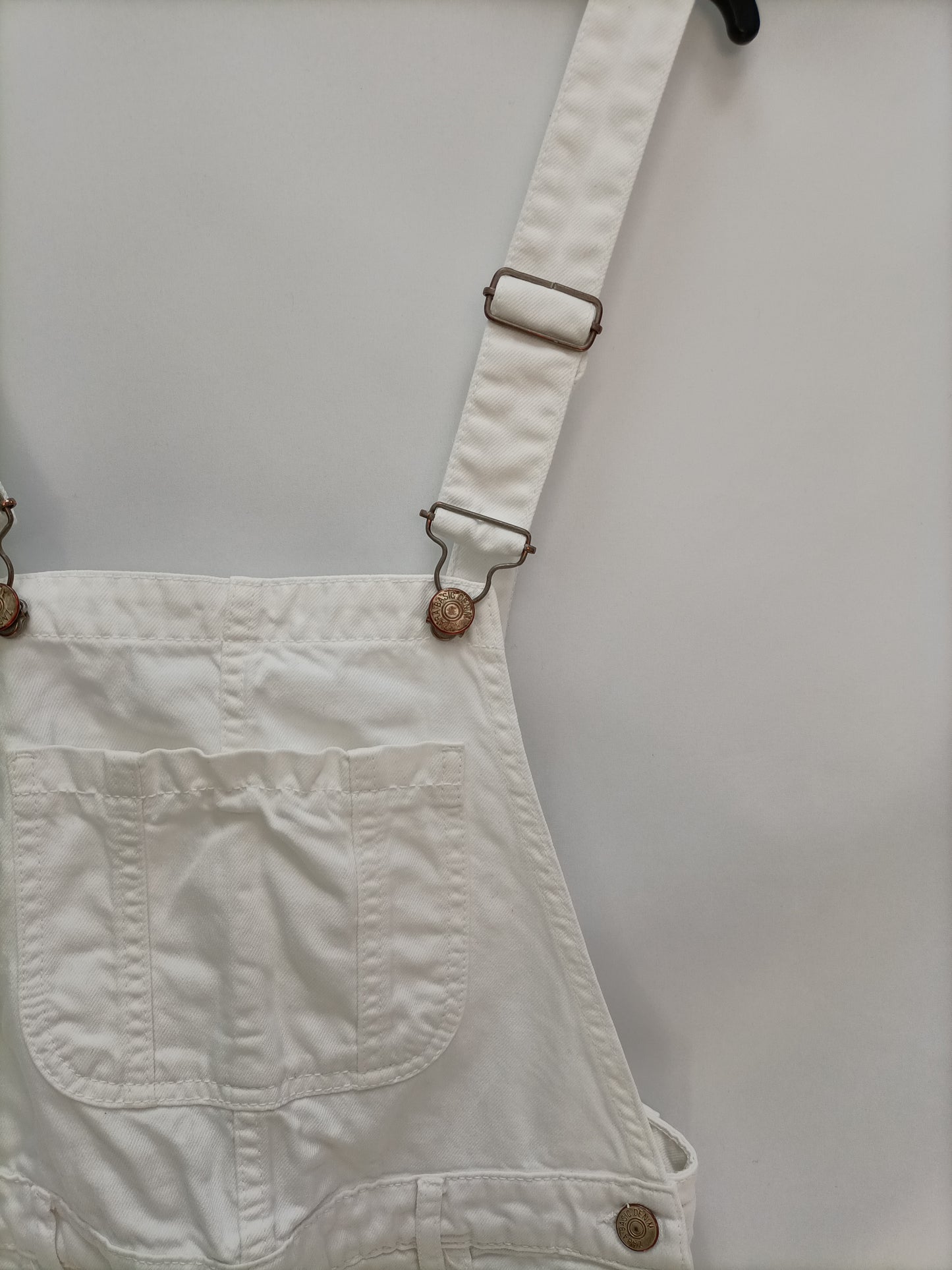 ZARA. Peto blanco denim T.s