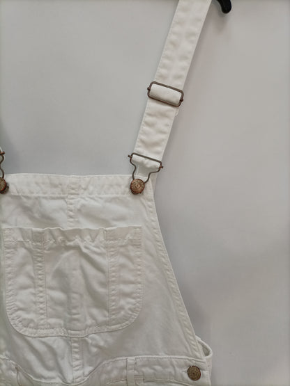 ZARA. Peto blanco denim T.s