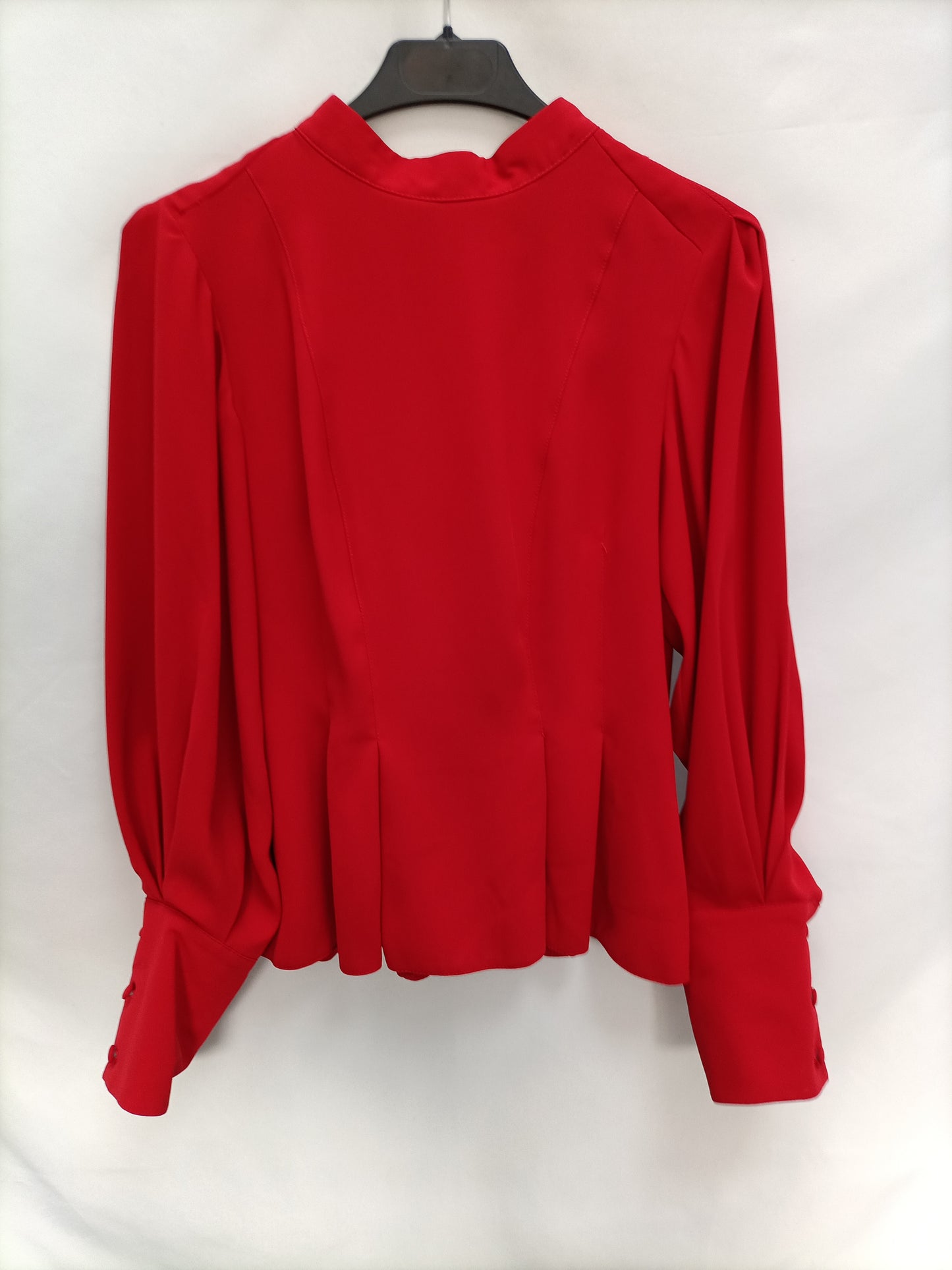TOPSHOP. Fitted red blouse, size 34