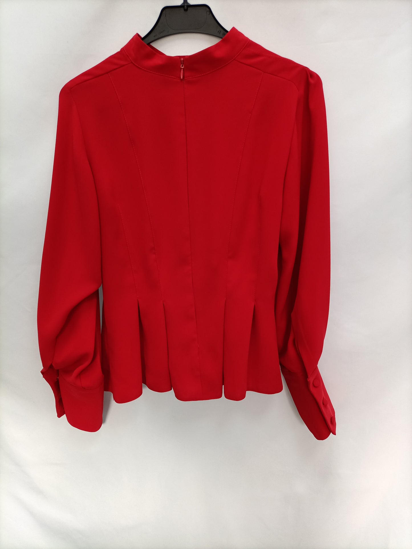 TOPSHOP. Fitted red blouse, size 34