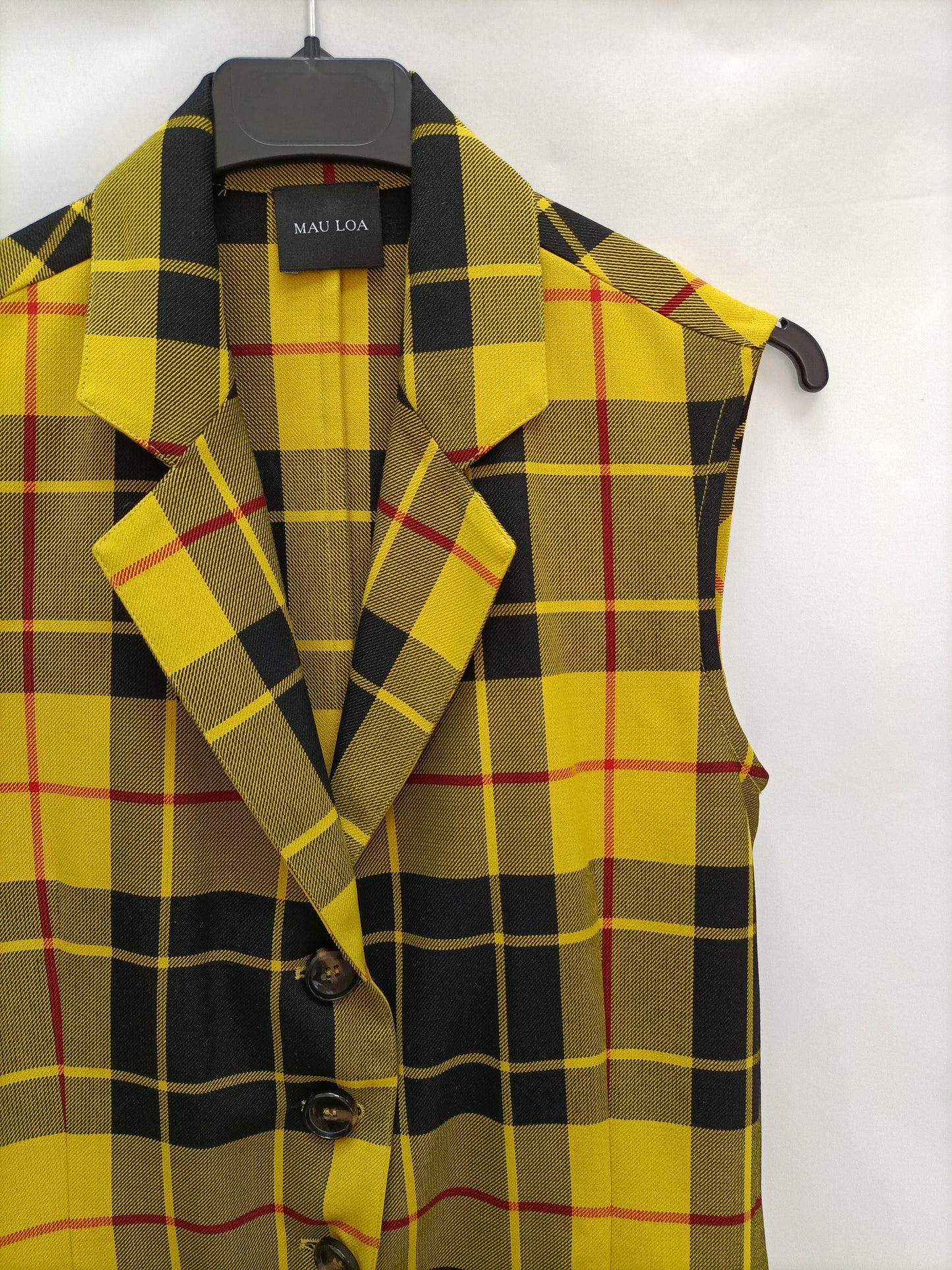 MAU LOA. Checked vest Your (s)