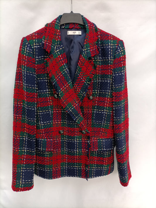 MANGO.Blazer tweed T.38