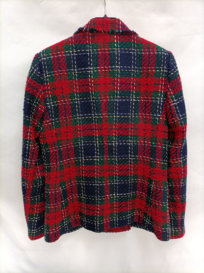 MANGO.Blazer tweed T.38