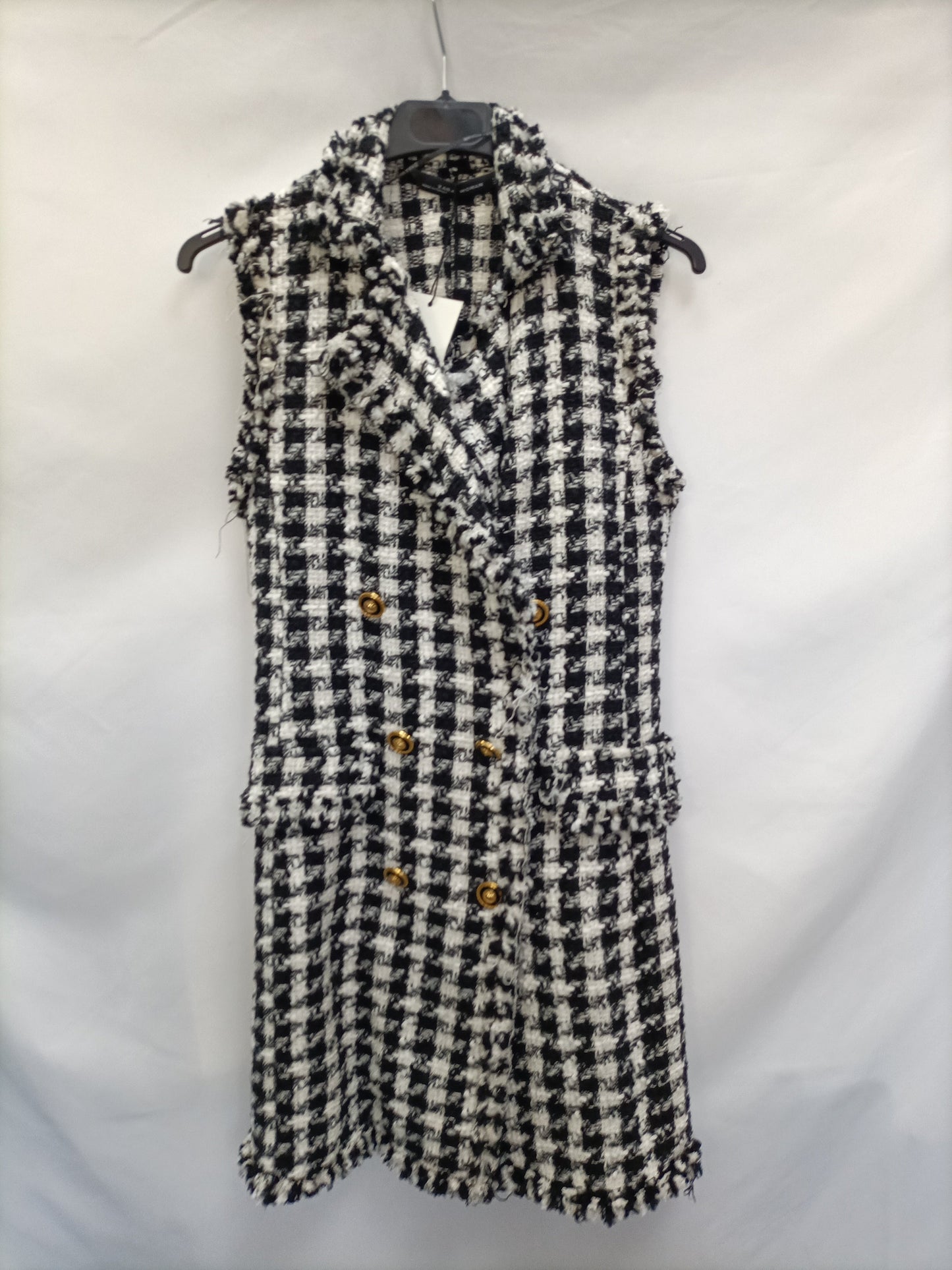 ZARA. Tweed vest/dress T.xs