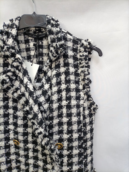 ZARA. Tweed vest/dress T.xs