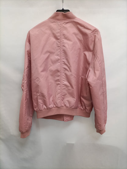 ZARA. Bomber rosa T.l
