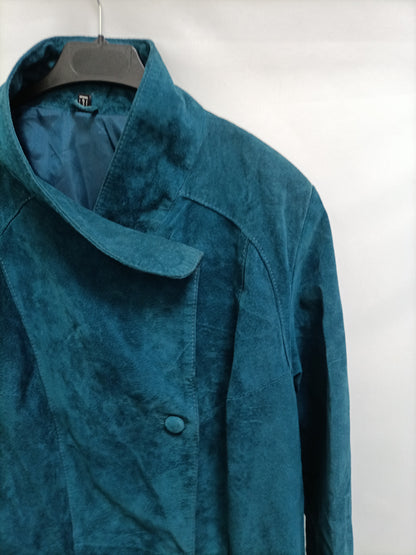 OTRAS. Cazadora azulona piel T.3(l)