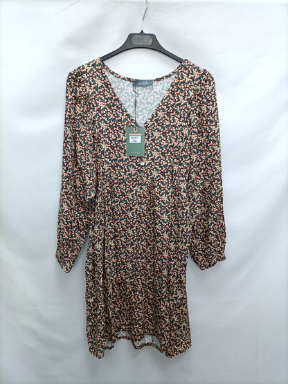 AZALEA. Brown floral dress Your (s)