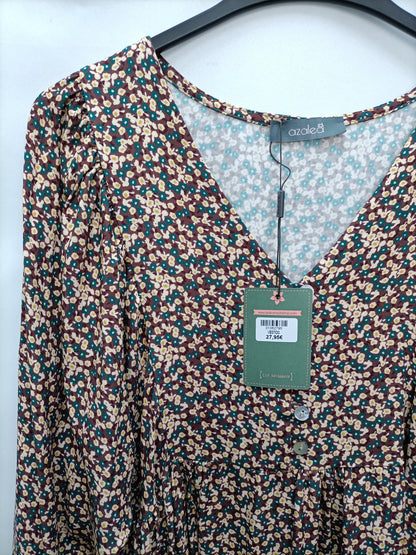 AZALEA. Brown floral dress Your (s)