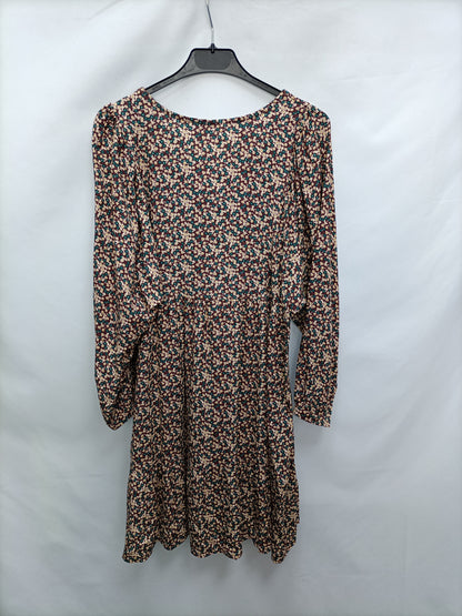 AZALEA. Brown floral dress Your (s)