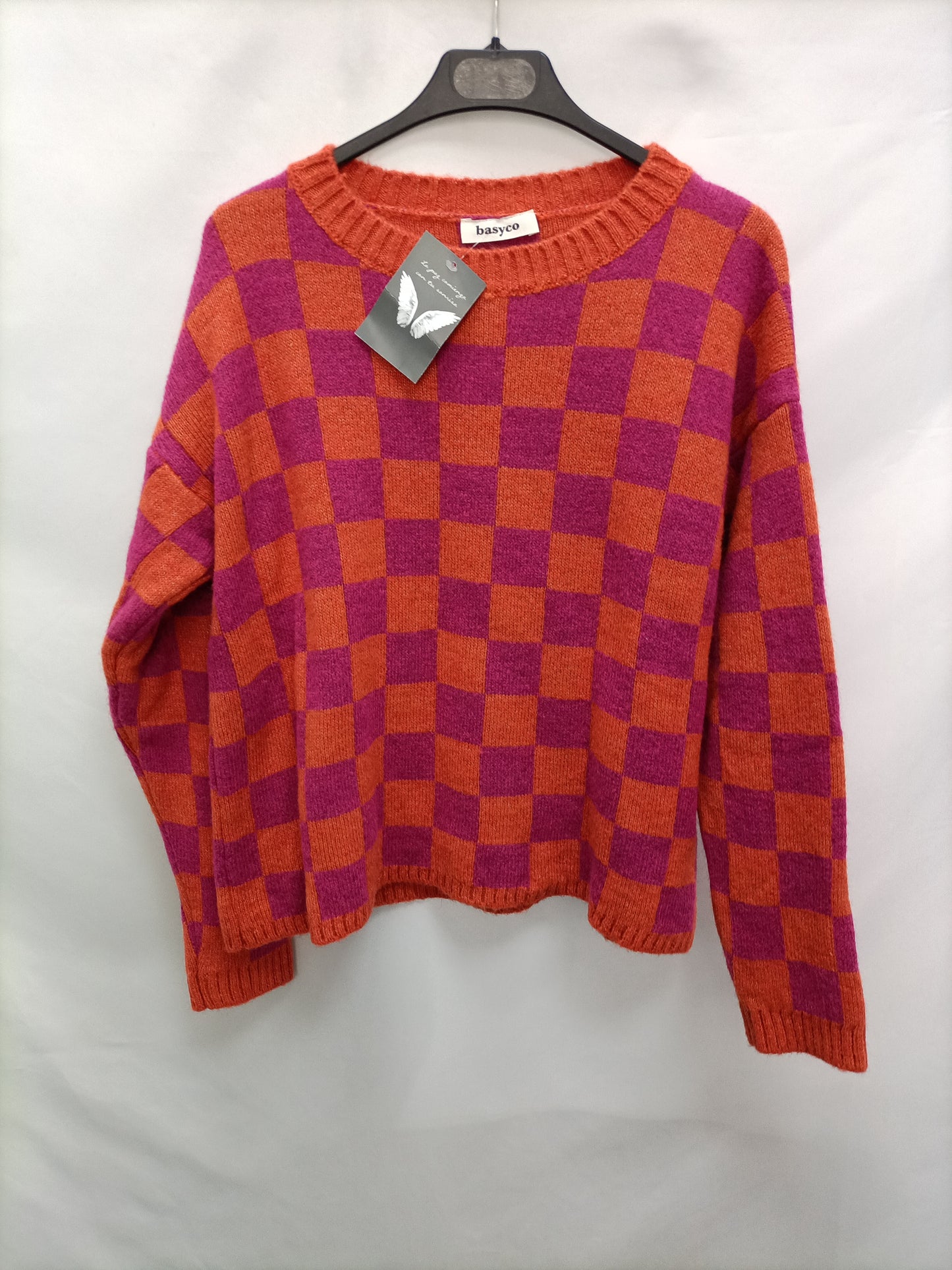 BASYCO. Jersey de cuadros  T.u(s)