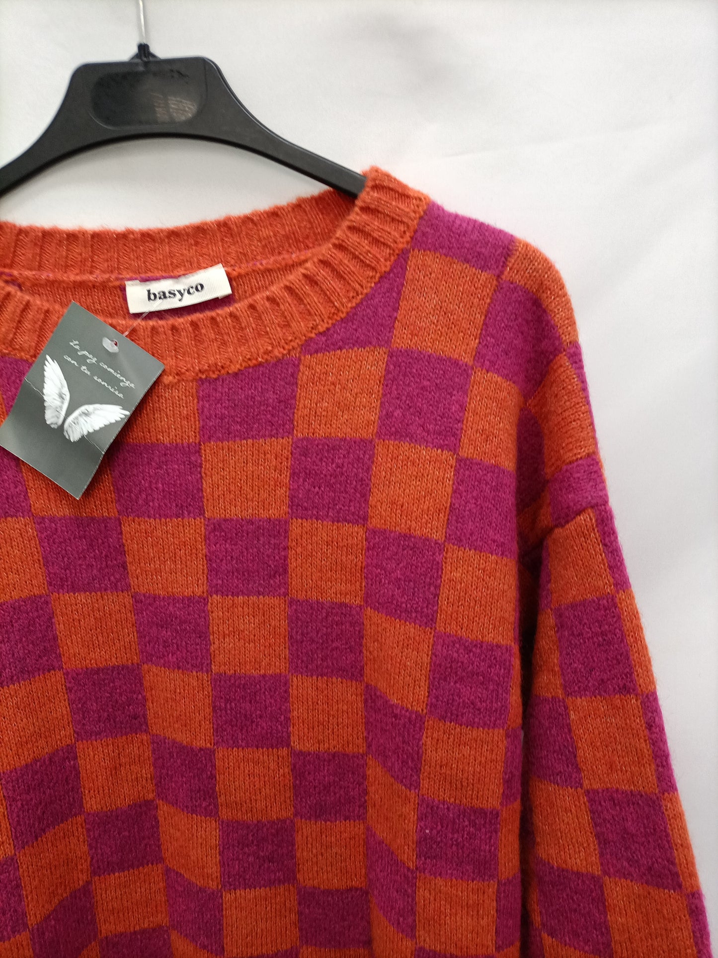BASYCO. Jersey de cuadros  T.u(s)