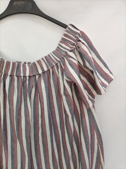 ASOS. Top/vestido cuello barco T.38