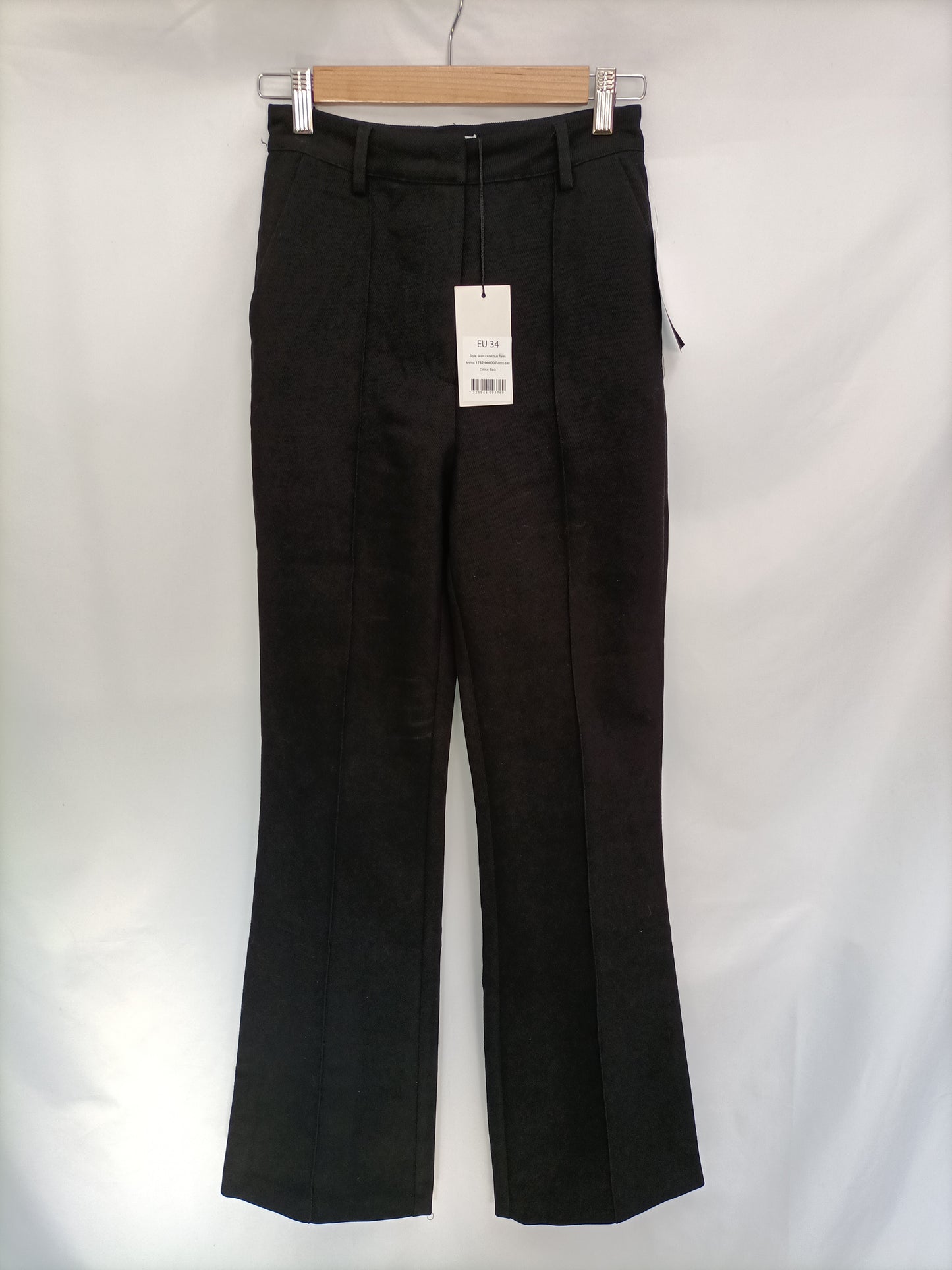 NA-KD. Black flared pants T.34