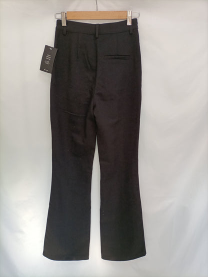 NA-KD. Black flared pants T.34