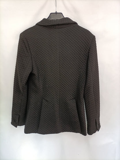 SHEIN. Blazer negra guateada  T.s