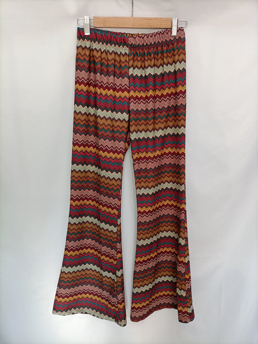 BLONDE CONCEPT. Pantalón campana rayas T.u(s)